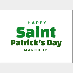 happy saint patricks day Posters and Art